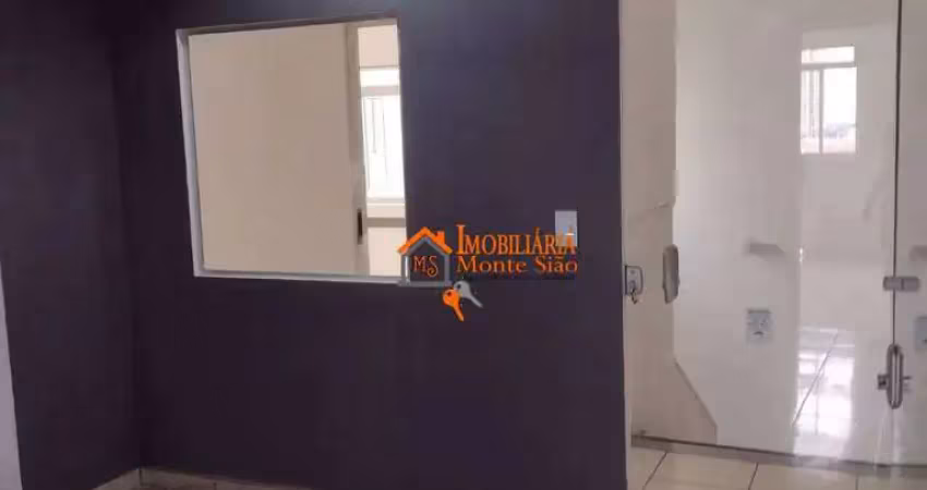Sala para alugar, 12 m² por r$ 830,00/mês - macedo - guarulhos/sp