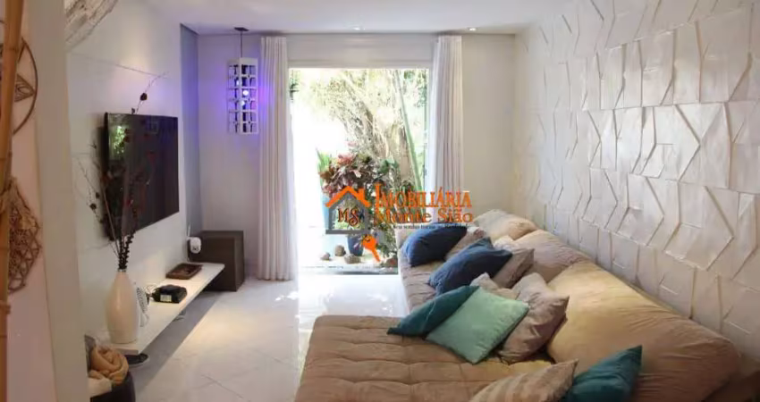 Sobrado com 3 dormitórios à venda, 190 m² por r$ 1.350.000,00 - vila augusta - guarulhos/sp