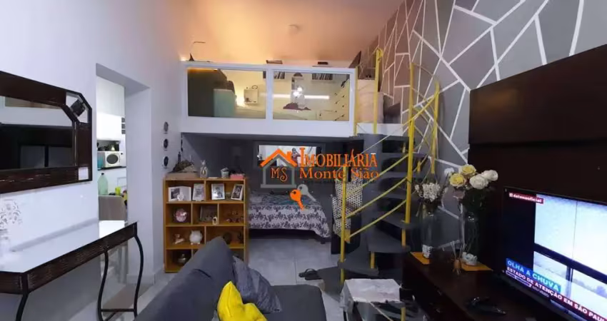 Casa com 2 dormitórios para alugar, 50 m² por r$ 1.550,00/mês - jardim munhoz - guarulhos/sp