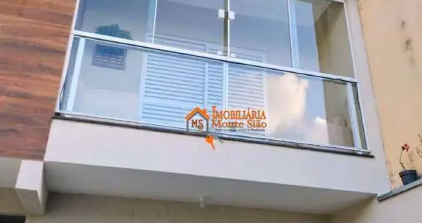 Sobrado com 3 dormitórios à venda, 100 m² por r$ 742.000,00 - jardim do papai - guarulhos/sp