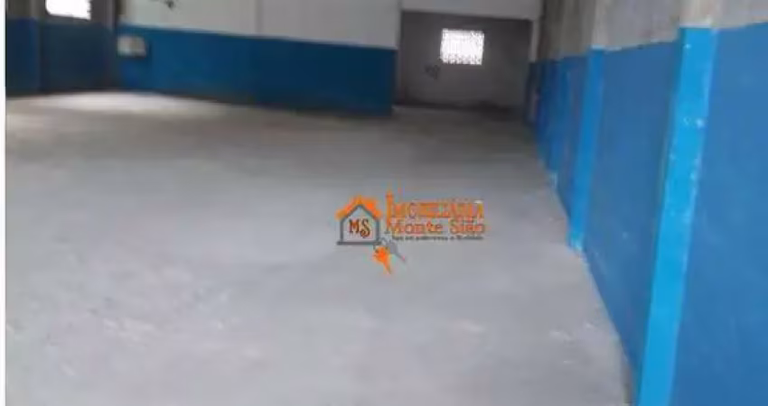 Galpão para alugar, 500 m² por r$ 12.000,00/mês - parque são pedro - itaquaquecetuba/sp
