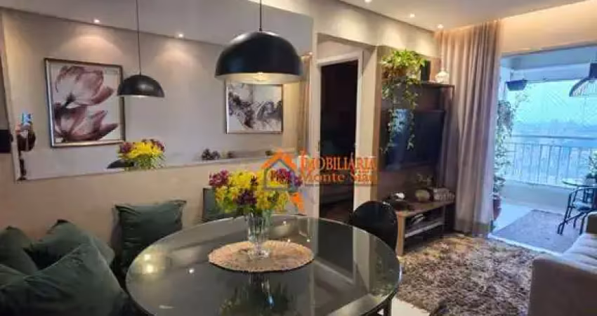 Apartamento de 3 quartos com suíte, vista livre, semi mobiliado e planejados no condomínio inside – 69m² e lazer completo!