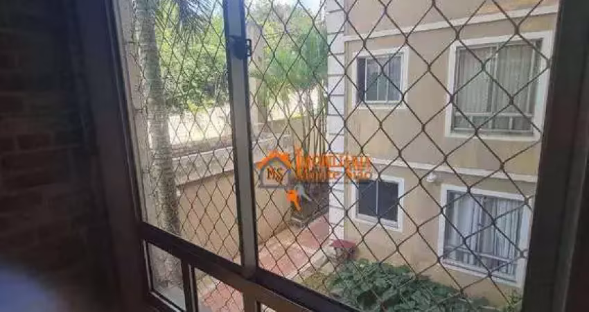 Apartamento com 2 dormitórios à venda, 45 m² por r$ 195.000,00 - água chata - guarulhos/sp