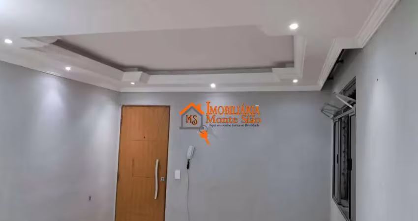 Apartamento com 2 dormitórios à venda, 50 m² por r$ 210.000,00 - parque jurema - guarulhos/sp