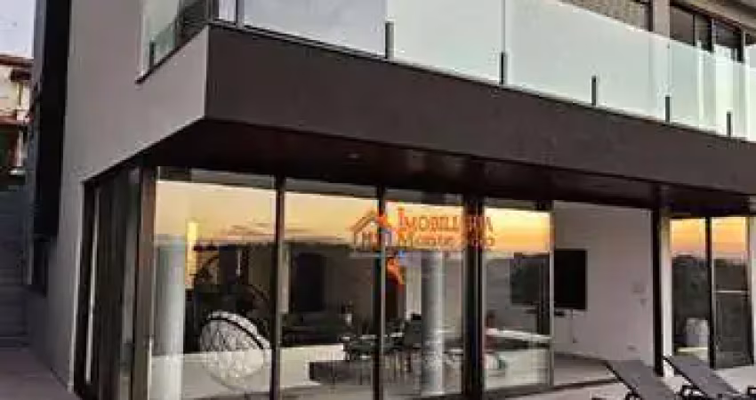 Sobrado com 4 dormitórios à venda, 600 m² por r$ 6.800.000,00 - jardim imperial hills iii - arujá/sp