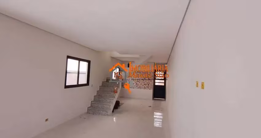 Sobrado com 3 dormitórios à venda, 100 m² por r$ 700.000,00 - parque flamengo - guarulhos/sp