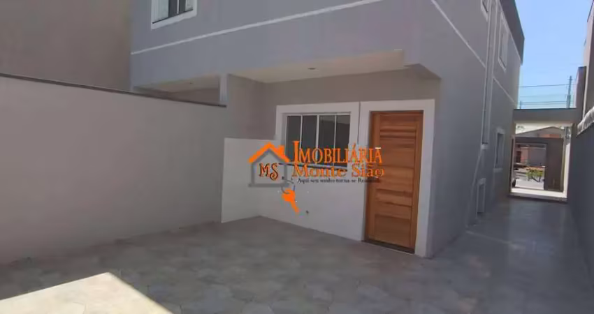 Sobrado com 3 dormitórios à venda, 100 m² por r$ 700.000 - parque flamengo - guarulhos/sp