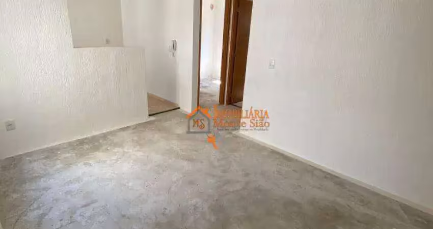 Apartamento com 2 dormitórios, 40 m² - venda por r$ 213.000,00 ou aluguel por r$ 1.826,00/mês - água chata - guarulhos/sp