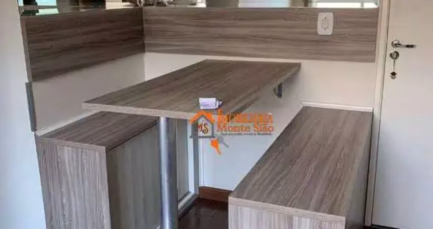 Apartamento com 2 dormitórios para alugar por r$ 2.405,00/mês - centro - guarulhos/sp