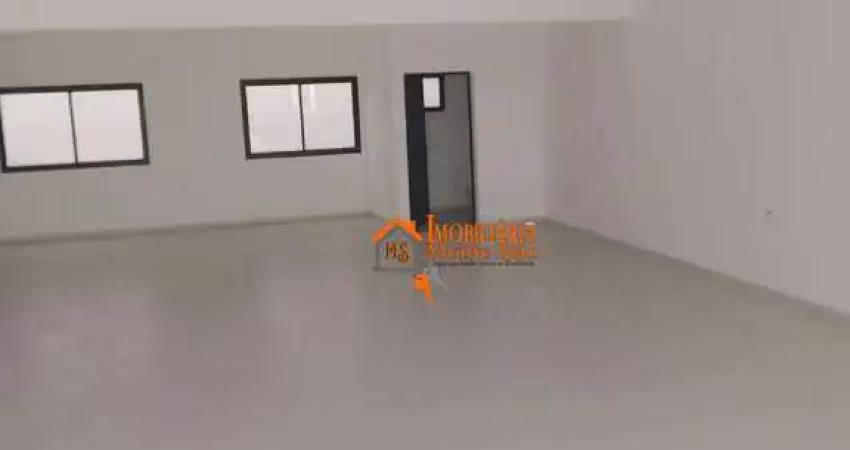 Salão para alugar, 210 m² por r$ 8.000,00/mês - jardim presidente dutra - guarulhos/sp