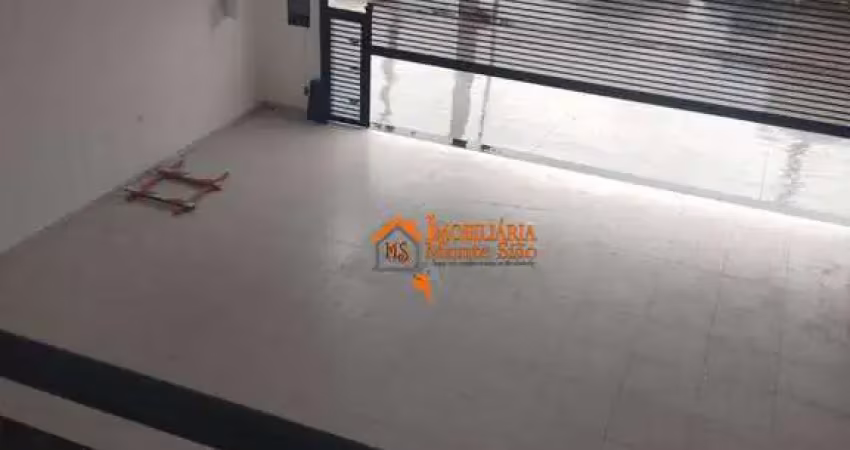 Salão para alugar, 210 m² por r$ 8.000,00/mês - jardim presidente dutra - guarulhos/sp