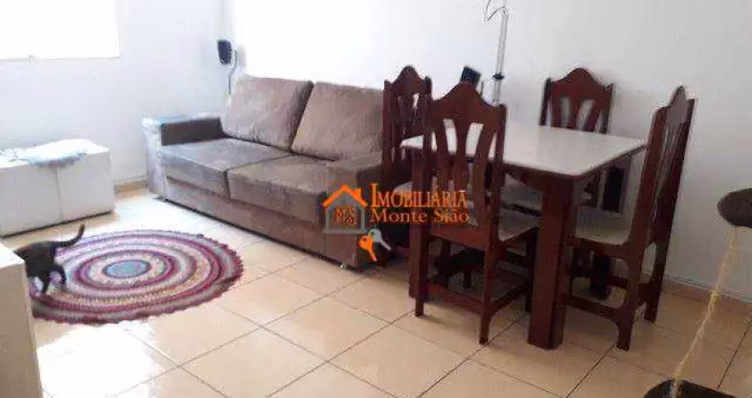 Apartamento com 1 dormitório à venda, 48 m² por R$ 215.000,00 - Cocaia - Guarulhos/SP