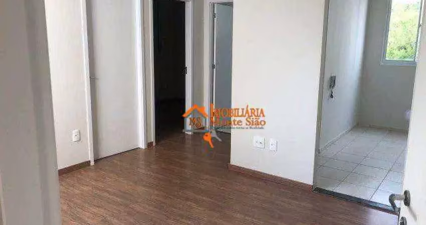 Apartamento com 2 dormitórios para alugar, 42 m² por r$ 1.441,00/mês - parque primavera - guarulhos/sp