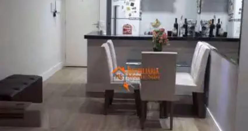 Apartamento com 3 dormitórios à venda, 70 m² por r$ 550.000,00 - jardim são judas tadeu - guarulhos/sp