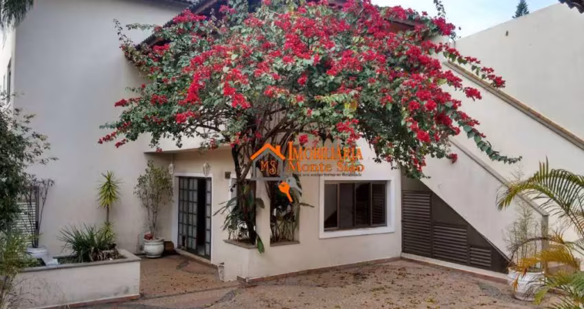 Sobrado com 5 dormitórios à venda, 280 m² por r$ 1.290.000,00 - jardim santa mena - guarulhos/sp