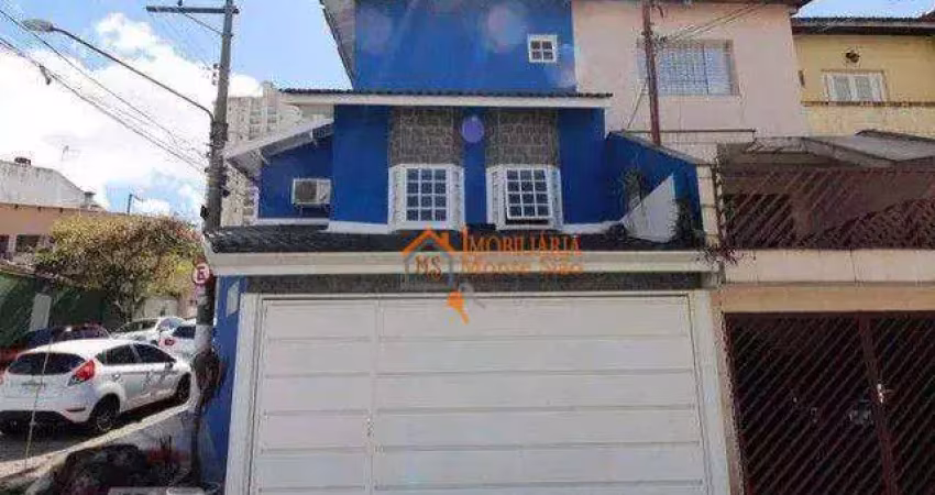 Sobrado para compra no vila augusta com 3 dormitórios por r$ 795.000 - vila augusta - guarulhos/sp