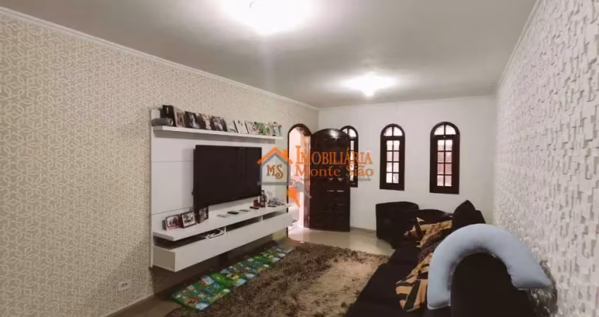 Sobrado com 3 dormitórios à venda, 195 m² por r$ 680.000,00 - vila hulda - guarulhos/sp