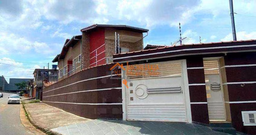Sobrado com 3 dormitórios à venda, 122 m² por R$ 530.000,00 - Vila Nova Bonsucesso - Guarulhos/SP