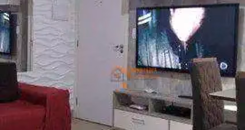 Apartamento para compra no condominio parque santa clara com 2 dormitórios à venda, 56 m² por r$ 233.000 - vila alzira - guarulhos/sp