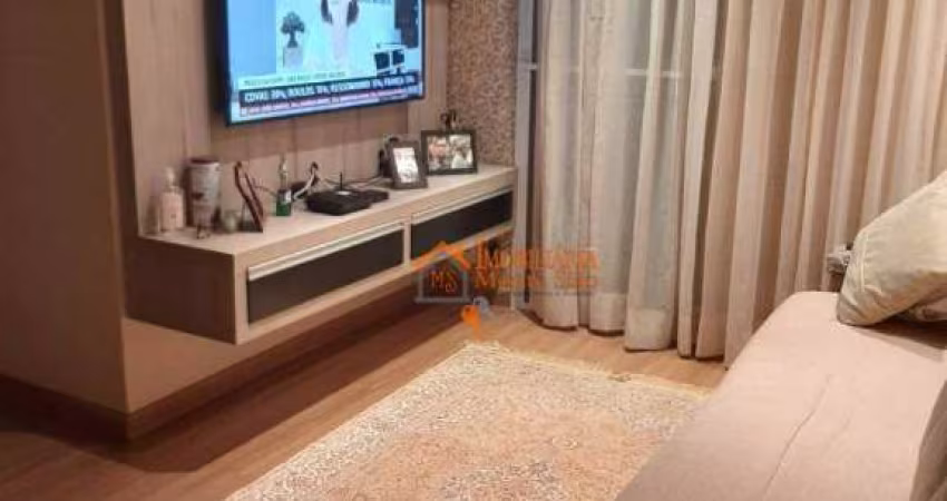 Apartamento com 3 dormitórios à venda, 65 m² por R$ 511.000,00 - Ponte Grande - Guarulhos/SP