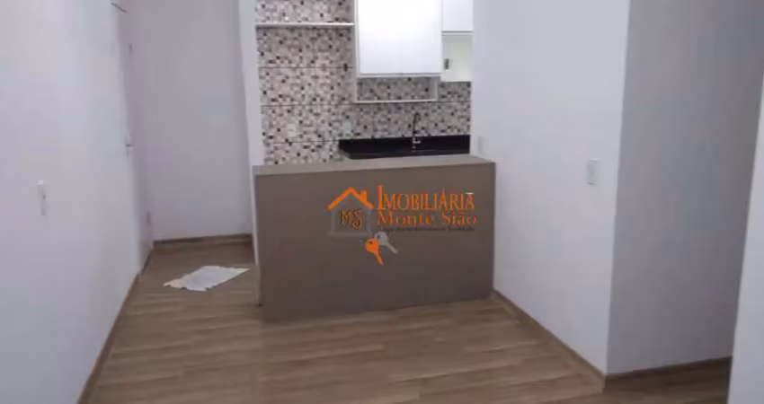 Apartamento com 2 dormitórios para alugar, 47 m² por r$ 2.317,21/mês - jardim bela vista - guarulhos/sp