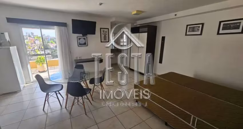 Cobertura mobiliada para aluguel com 1 quarto em vila nova cidade universitária, bauru - sp