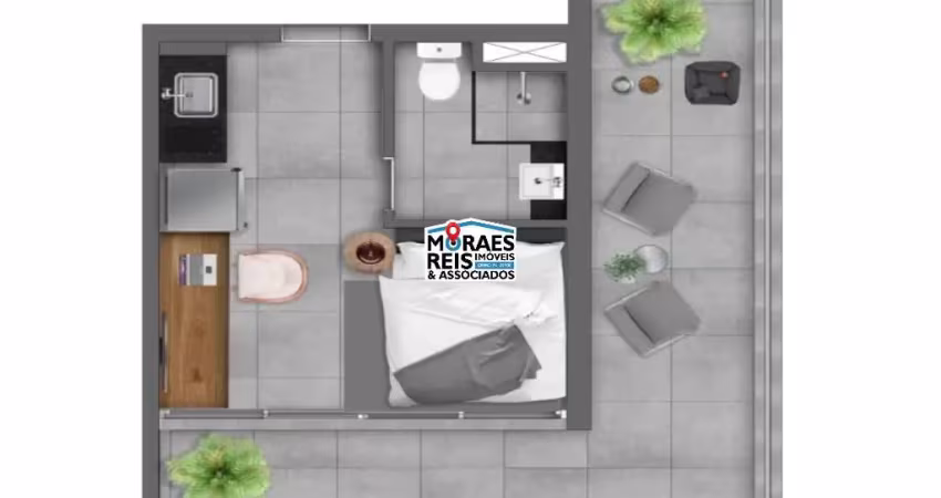 Apartamento com 1 quarto à venda na Avenida Santo Amaro, 5200, Brooklin, São Paulo