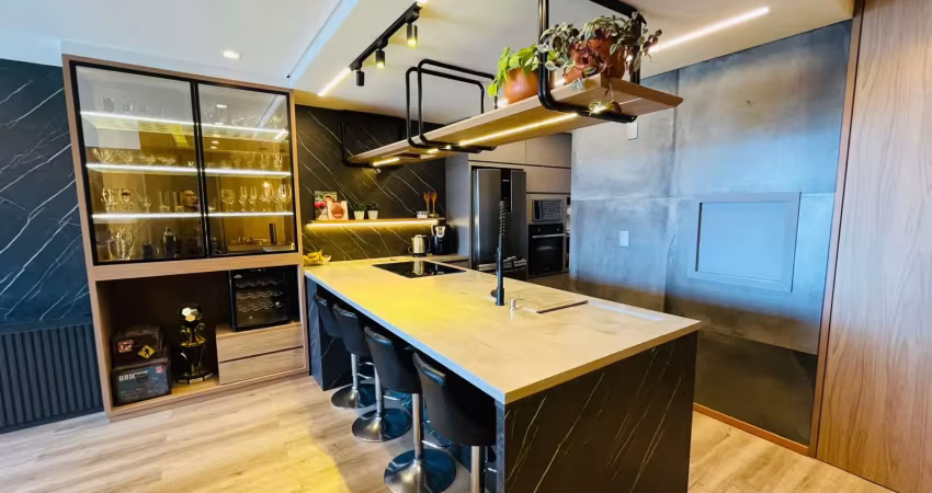 Apartamento 100% mobiliado em barreiros - 3 dormitórios 1 suíte - 2 vagas