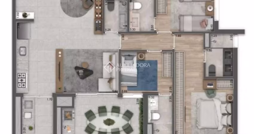 Apartamento com 3 quartos à venda na Rua Madre Emilie de Villeneuve, 434, Vila Santa Catarina, São Paulo