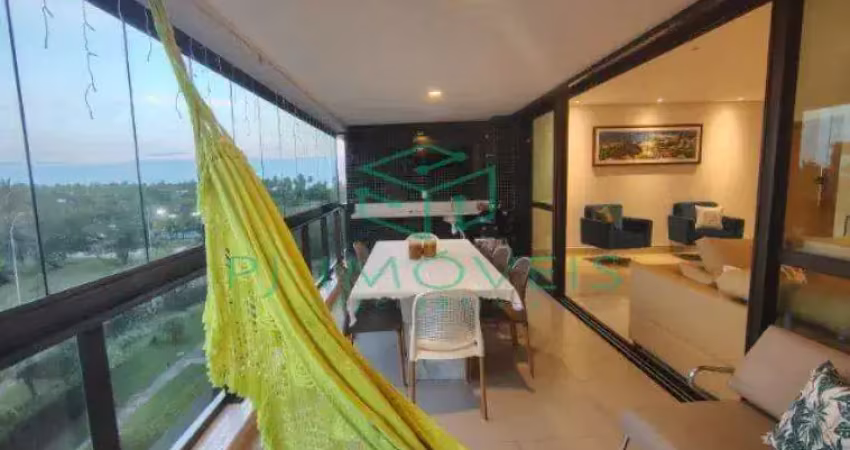 Apartamento mobiliado com 04 quartos, na praia do paiva, cabo de sto agostinho - pe