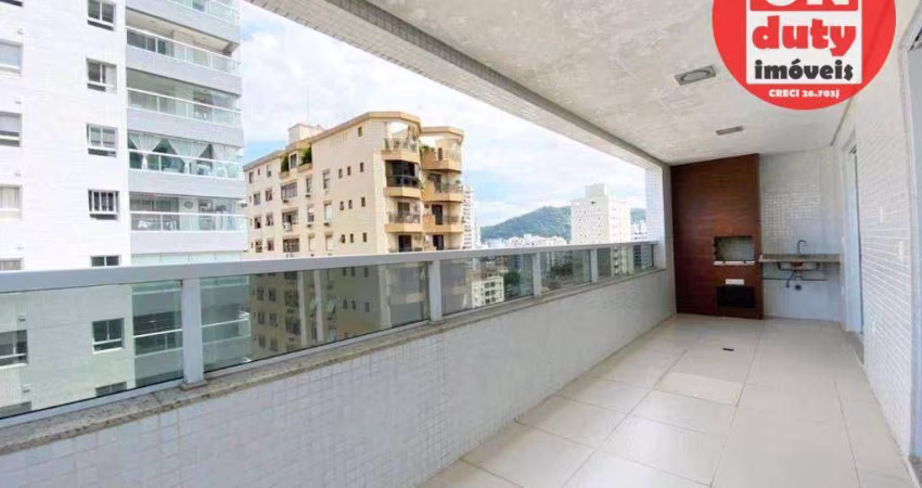 MARAVILHOSO Apartamento   à venda, 230 m² por R$ 3.200.000 - Pompéia - Santos/SP
