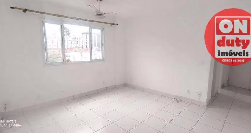 Apartamento com 2 dormitórios para alugar, 85 m² por r$ 3.200,00/mês - marapé - santos/sp