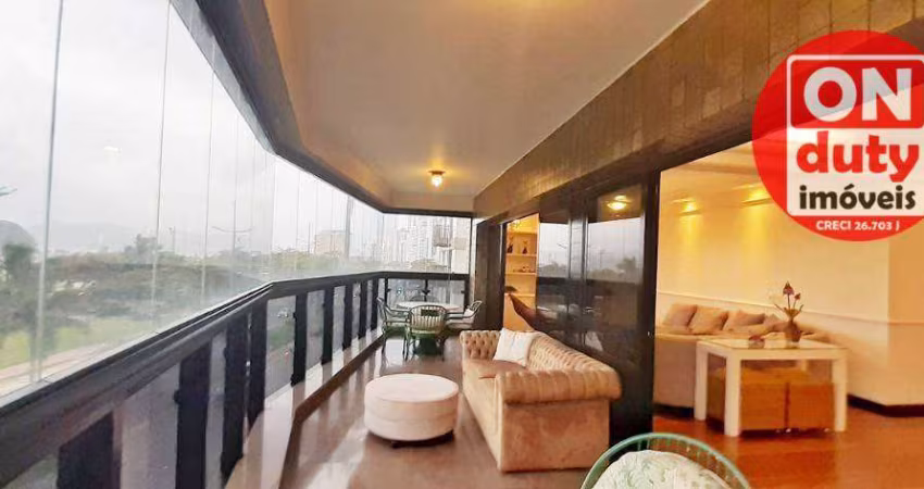 Apartamento , 252 m² - venda por R$ 3.000.000 ou aluguel por R$ 15.000/mês - Gonzaga - Santos/SP