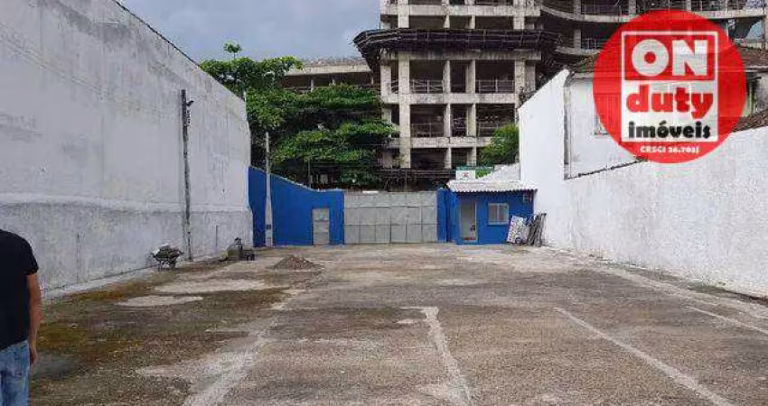 Terreno para alugar, 745 m² por R$ 7.740,00/mês - Vila Nova - Santos/SP