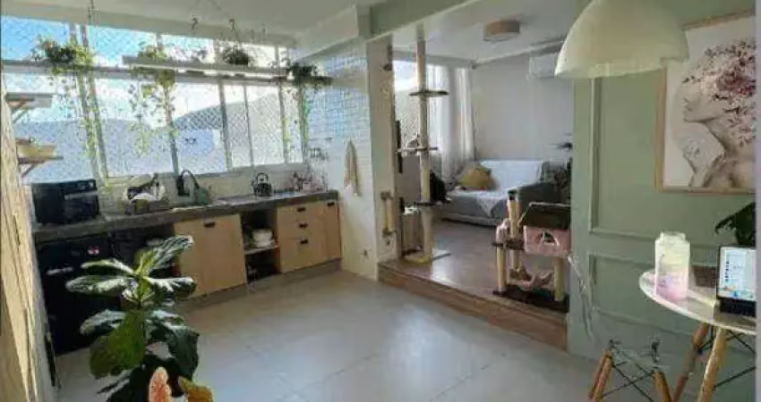 Apartamento com 1 dormitório à venda, 40 m² por r$ 405.000,00 - josé menino - santos/sp