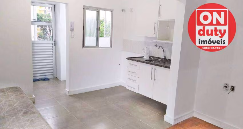 Apartamento com 1 quarto para alugar, 50 m² por R$ 2.500/mês - Boqueirão - Santos/SP