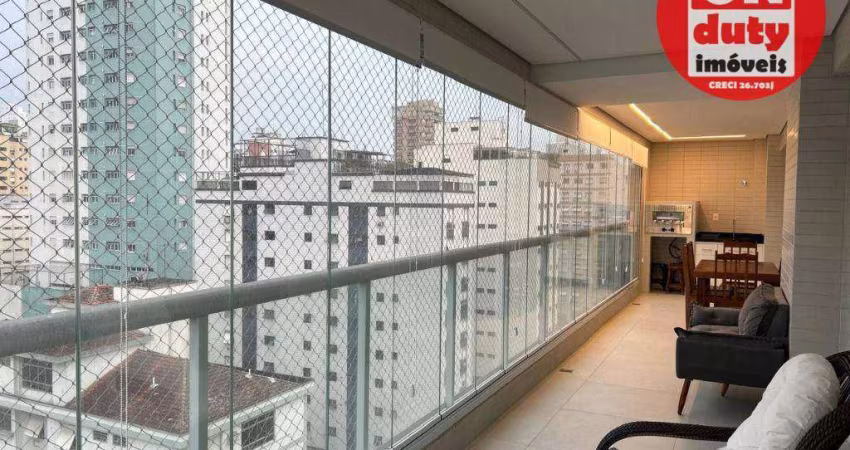 Apartamento  à venda, 133 m² por R$ 1.980.000 - Aparecida - Santos/SP