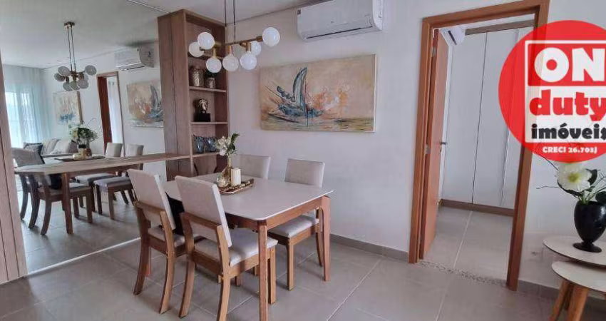 Apartamento com 1 dormitório para alugar, 66 m² por R$ 6.500,00/mês - Boqueirão - Santos/SP