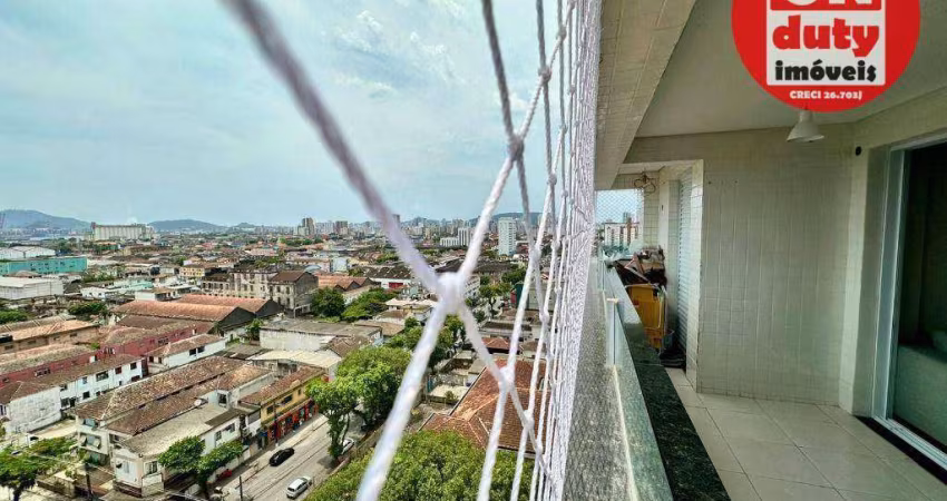 Apartamento com 2 dormitórios à venda, 72 m² por R$ 579.000,00 - Macuco - Santos/SP