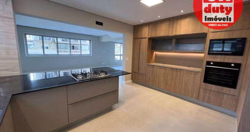 Apartamento para alugar, 220 m² por R$ 16.000,00/mês - Boqueirão - Santos/SP