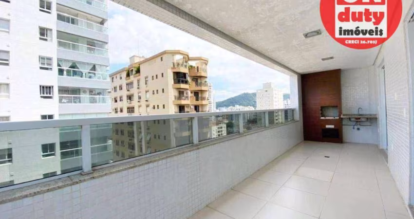 MARAVILHOSO Apartamento   à venda, 230 m² por R$ 3.200.000 - Pompéia - Santos/SP