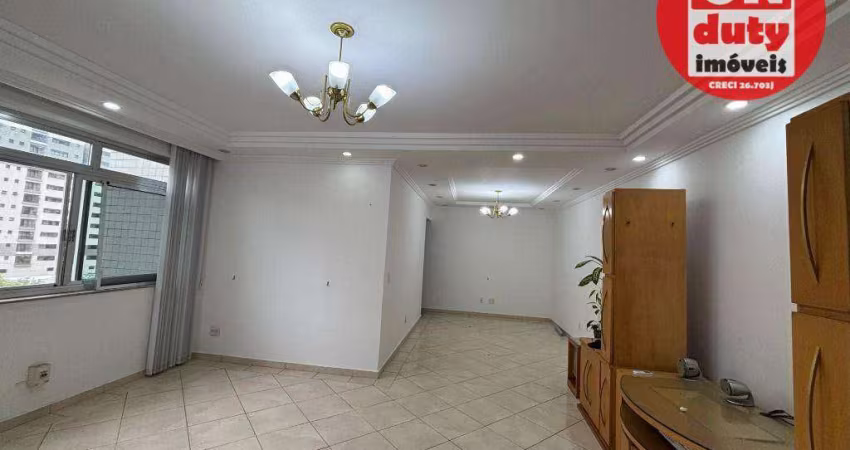 Apartamento para alugar, 144 m² por R$ 6.500,00/mês - Campo Grande - Santos/SP