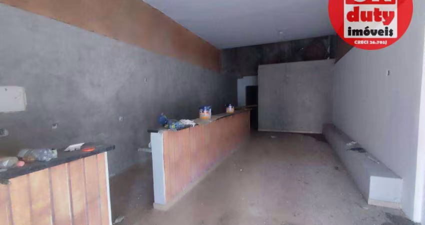 Loja, 100 m² - venda por R$ 550.000,00 ou aluguel por R$ 2.500,00/mês - Centro - Santos/SP