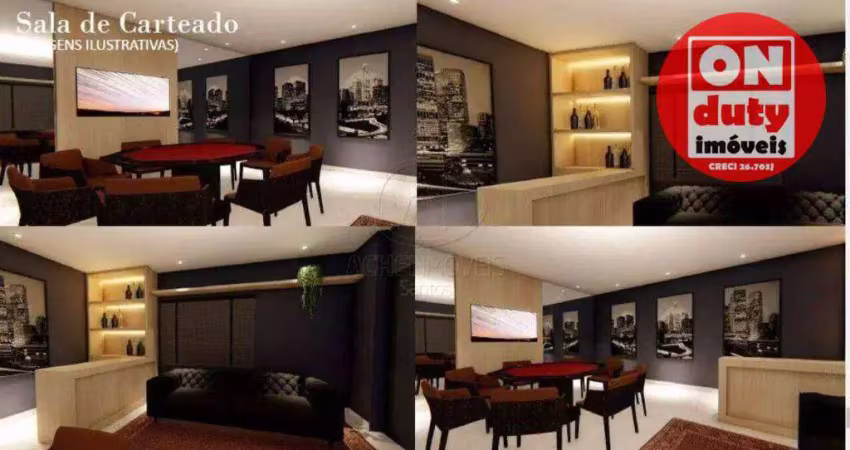Espetacular cobertura. uma quadra  da praia com 3 suítes à venda, 160 m² por r$ 2.800.000 - josé menino - santos/sp