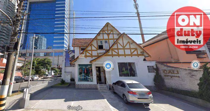 Espetacular Sobrado Comercial ou Residencial  com 3 dormitórios, 256 m² - venda por R$ 5.300.000 ou aluguel por R$ 25.000/mês - Aparecida - Santos/SP