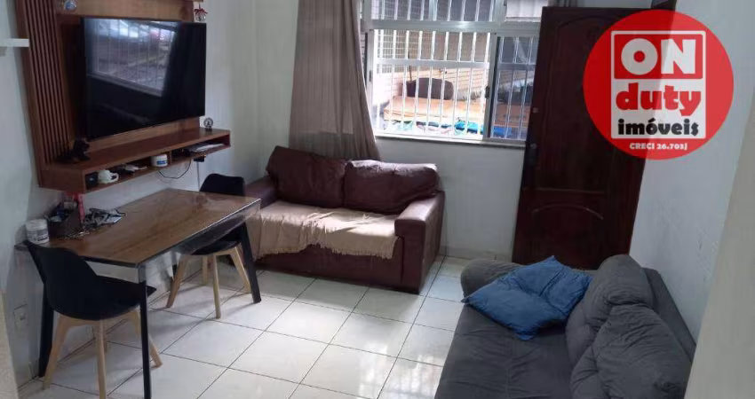 Apartamento para alugar, 70 m² por R$ 2.500,00/mês - Vila Matias - Santos/SP