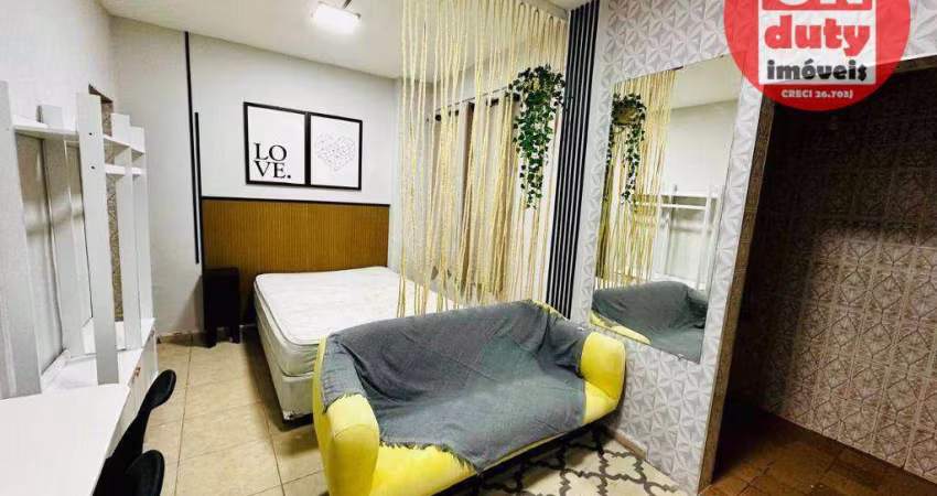 Kitnet para alugar, 27 m² por R$ 2.200,00/mês - Embaré - Santos/SP