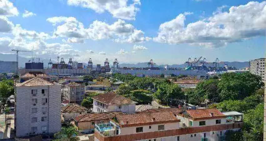 Apartamento para alugar, 112 m² por R$ 4.250,00/mês - Embaré - Santos/SP