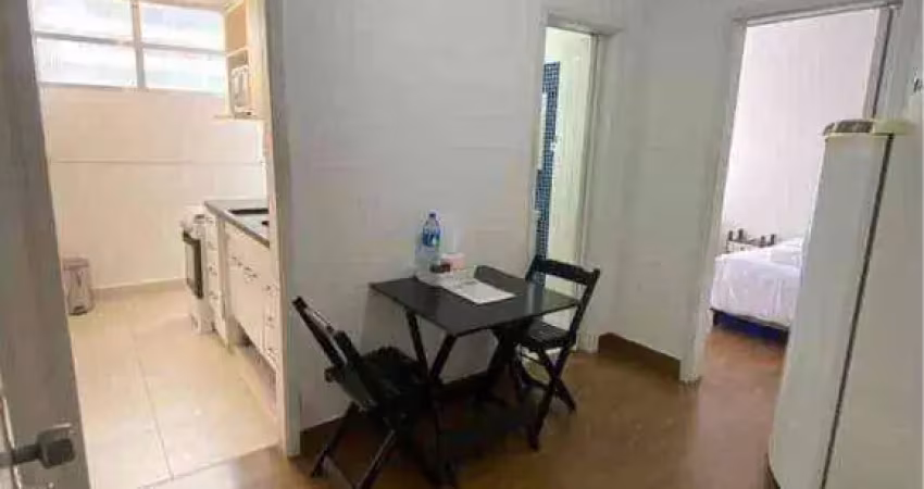 Apartamento com 1 dormitório à venda, 50 m² por r$ 460.000,00 - gonzaga - santos/sp