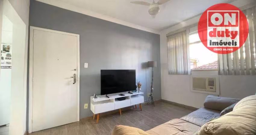 Apartamento com 2 dormitórios à venda, 60 m² por r$ 455.000,00 - embaré - santos/sp